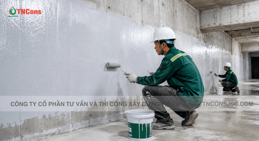 Đội ngũ thi công áp dụng kỹ thuật thi công hầm chuyên sâu
