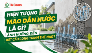 Hiện tượng mao dẫn nước là gì? Ảnh hưởng đến kết cấu công trình thế nào?