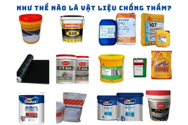 cách chọn vật liệu chống thấm