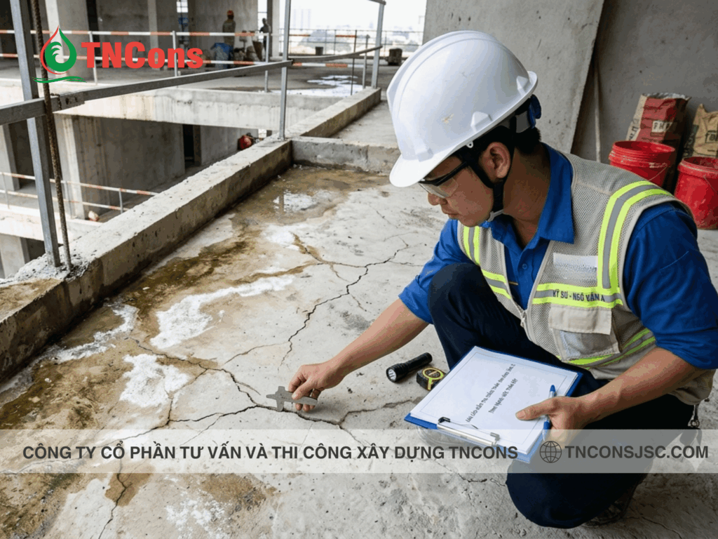 Hướng dẫn chống thấm ban công bằng vật liệu gốc xi măng polymer hai thành phần